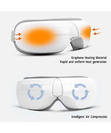 Eye Massager with Heat & Music | Vibration & Air Compression | 3 Relaxing Modes for Muscle Relief - Buy Online on GoSupps.com