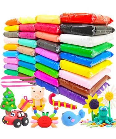 36 Colors Magic Clay Nature Color DIY Air Dry Clay with Tools as Best Present for Children Toy for Kids 36 PCS