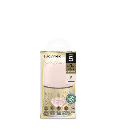 Suavinex Gold Edition 150ml Bottle with Silicone Teat Sx Pro - Pink 0+ Months | International Shipping - Buy Online on GoSupps.com