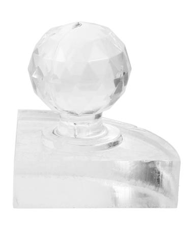 SOIMISS Outil de Pression Rond 59 Mm en Cristal Transparent pour Fard Paupi res et Blush Accessoire de Maquillage Polyvalent pour Compacter et R parer Poudres Press es Gadget Beaut