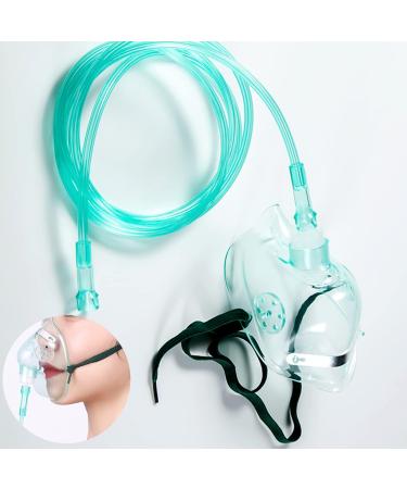 XL Standard Oxygen Mask with Adjustable Strap - 3 Pack | 6.6' Tubing Included - Buy Online on GoSupps.com