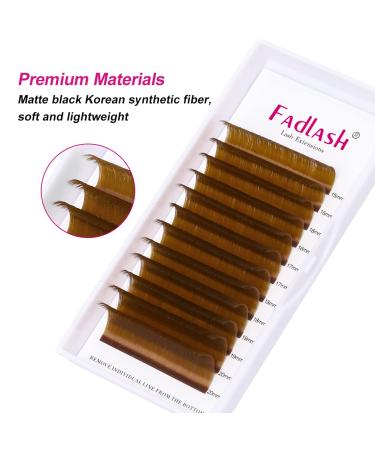 0.07 D Curl Volume Lash Extensions | Easy Fan Mixed Tray 15-20mm | Brown Blond Supplies - Buy Online on GoSupps.com