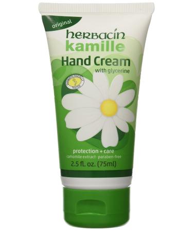 Herbacin Kamille Hand Cream 2.5 Ounce Original (75ml) (Pack of 3)