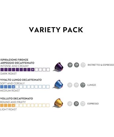 Nespresso Decaffeinato Variety 30 Capsules - Buy Online on GoSupps.com