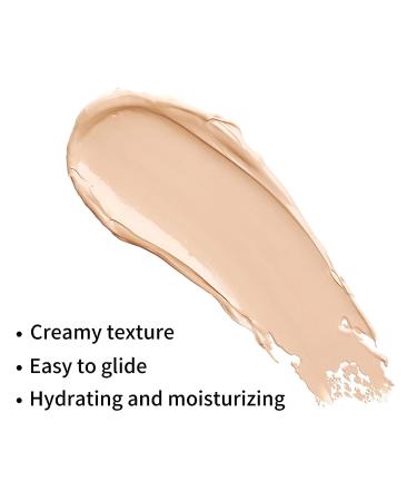 Boobeen Liquid Foundation Concealer - Full Coverage Base for Flawless Skin - Longwear Corrector, Brightener & Contour - Shade 01 - Buy Online on GoSupps.com