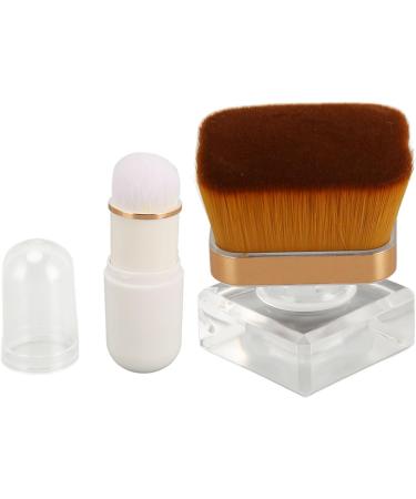 Foundation Brush for Liquid Makeup Liquid Foundation Brush Soft Fluffy Hair Easy Stick Loose Powder Brush for Blush Artificial Fibre Nail Dust Brush - Buy Online on GoSupps.com