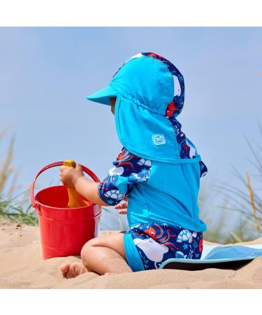 Splash About Baby Kids Legionnaire Sun Hat L - Under The Sea | UV Protection - Buy Online on GoSupps.com