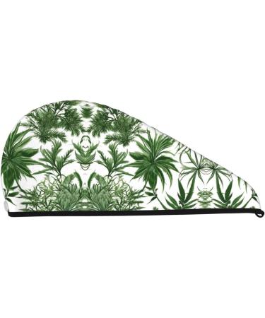 Flowering Herbs Coral Velvet Dry Hair Cap Ideal for Home Travel Pool Parties & More - Buy Online on GoSupps.com