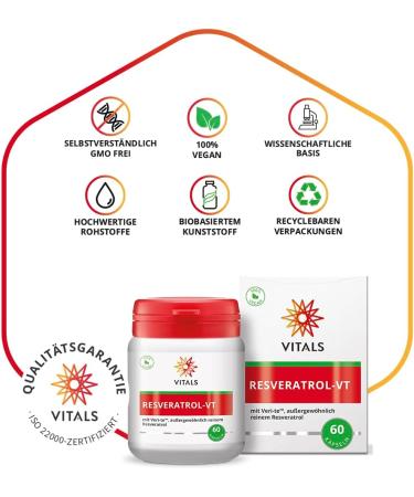 Buy Vital Resveratrol VT 60 Capsules | Pure High Dose Resveratrol by Veri-Te | International Shipping Available - Buy Online on GoSupps.com