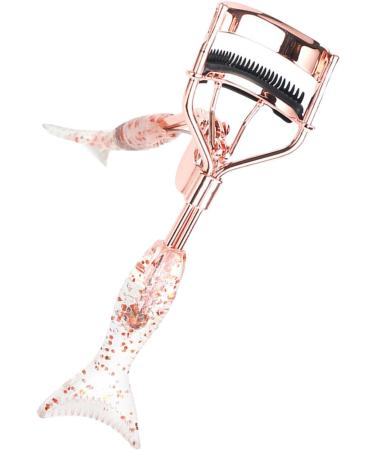 Uozonit Eyelash Curler for Eyelashes Eyelash Curler Fishtail Shaped Small Eyelash Curler with Comb Teeth Ergonomic Eyelash Tools Beautiful Portable Makeup Accessories for Opening Eyes and A4 Electroplated Rose Gold With Black Comb Rose - Buy Online on GoSupps.com