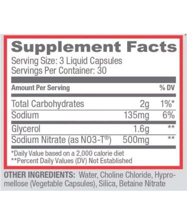 Purus Labs NOXygen Liquid Capsules | Pre-Workout Nitric Oxide Pump & Blood Flow Booster | 90 Capsules 30 Servings | International Shipping Available - Buy Online on GoSupps.com