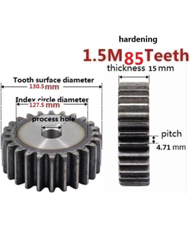 MKSIWSA Industrial 1.5M 85 Teeth Gear for Motor Shaft | High-Quality Pinion Accessories - Buy Online on GoSupps.com