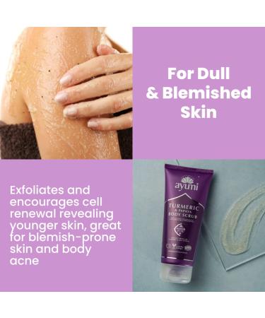 Ayumi Turmeric & Bergamot Body Scrub - Vegan Cruelty-Free 200ml | International Shipping - Buy Online on GoSupps.com