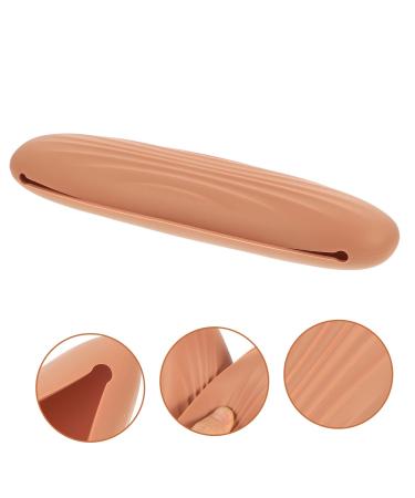 Balacoo 4pcs Silicone Makeup Brush Holder Travel Bag | Cosmetic Brush Storage | Miss Lipstick Rack - 20.3x3CM | International Shipping Available - Buy Online on GoSupps.com