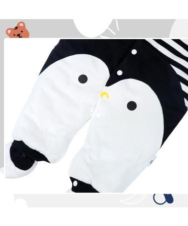 Baby Rompers with Footies Hat Set - Boys Girls Cotton Jumpsuit - Infant Winter Outfits (9-12 Months) - Buy Online on GoSupps.com