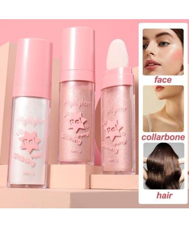 Highlighting and Finishing - Fairy Highlighter Natural Stereo Contour Collarbone Patting Powder Highlighting Makeup (03) - Buy Online on GoSupps.com