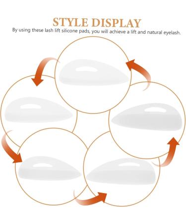 FRCOLOR 50 Pairs Eyelash Pad Tool Eyelash Curler Washers Eyelash Holder Eyelashes Gaskets Lash Lift Props Lash Lifting Shield Pads Lash Pads Silica Gel White Fake Eyelashes Soft - Buy Online on GoSupps.com