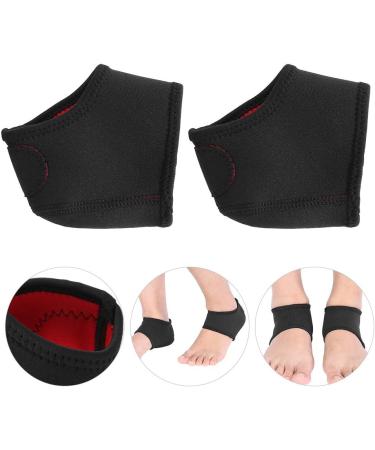 2 Pairs Moisturizing Heel Socks - Neoprene Compression Support for Dry Cracked Heels Pain Relief & Swelling Ease - Washable Ankle Brace - Buy Online on GoSupps.com