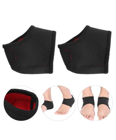 Heel Support SOK - 2 Pieces Silicone & Neoprene Heel Spur Bandage | Unisex Anti-Tear Protection Wrap for Pain Relief - Buy Online on GoSupps.com