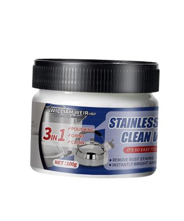 10 Metal Polish Cream Metal Polish Cream - Scratch Rust Remover and Cleaner Long Lasting Shine 100g Pologmase 10 Pcs 100g
