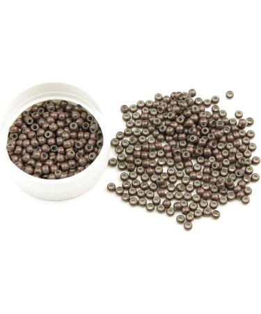 KOCONI 1000 Pcs Nano Rings Silicone Lined 3mm Hair Extension Beads Micro Beads Silicone Lined Nano Beads Silicone Lined Nano Rings #5 Brown Nano Silicone 1000 PCS #5 Brown - Buy Online on GoSupps.com