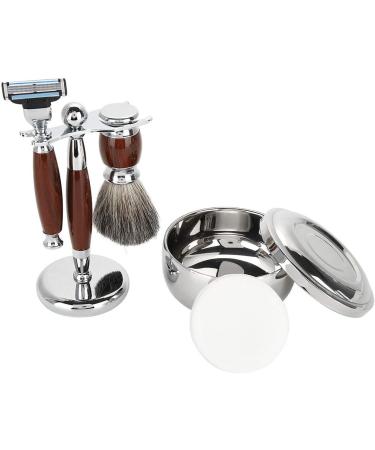 Premium Razor Brush Set - Men's Beard Shaving Kit | Durable Manual Shaving Tools for Salon & Beauty Use - Buy Online on GoSupps.com