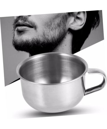 Premium 5-Hour Stainless Steel Shaving Bowl Cup - Ideal for Foam & Soap | International Shipping - Buy Online on GoSupps.com
