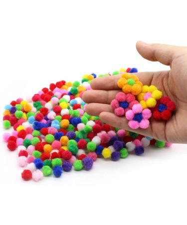 YooThink 1CM 1500-Piece Small Pom Poms for Crafts - DIY Creative Decorations - Buy Online on GoSupps.com