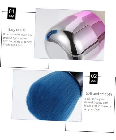 DOITOOL Pro Brush Mushroom Head Stucco Dust Brush Cosmetic Man-made Fibers Woman Professional Makeup Brushes - Buy Online on GoSupps.com