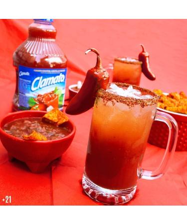 Clamato - Motz Pack Tomato Juice Bottles 2 x 945 ml + Tajin Classic Mexican Condiment - Promotoo - Buy Online on GoSupps.com