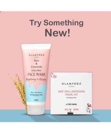 Glam.veda Rice & Ceramide Korean Glass Skin Peel-Off Mask 100g | Flawless Radiant Skin | Paraben-Free | International Shipping - Buy Online on GoSupps.com