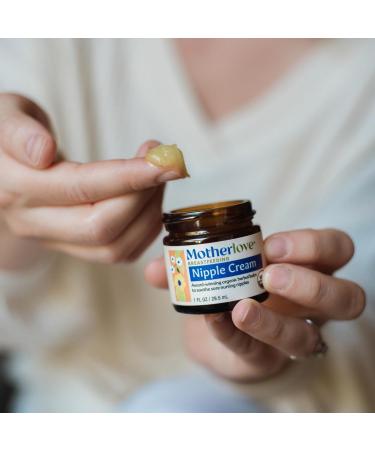 Motherlove Herbal Nipple Cream (1 oz) - Organic Soothing Relief for Nursing Moms | International Shipping Available - Buy Online on GoSupps.com