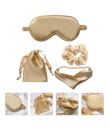 4pcs Blindfold Hair Scarves & Masks for Women | Silk Headbands Bandanas & Scrunchies - Multipurpose Hair Accessories - Buy Online on GoSupps.com