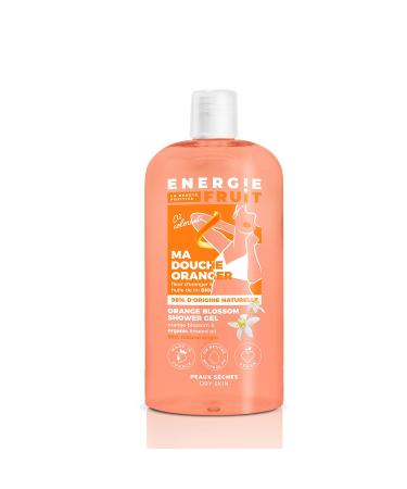 ENERGIE FRUIT pH Neutral Shower Gel Orange Blossom & Organic Linseed Oil Vegan 500 ml
