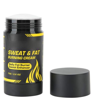 75g Fat Burning Muscle Stimulator Cream Firming Skin Enhancer Promote Sweat Enhance Exercise Effects (black abdominal cream)