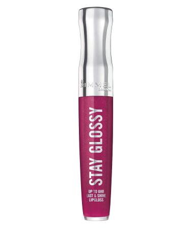 Rimmel Stay Glossy 6HR Lip Gloss Berry Bad 0.18 Fl Oz - Long-Lasting Lip Gloss - Buy Online on GoSupps.com