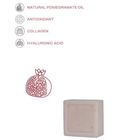 Harem Pomegranate Soap - Nourishing & Moisturizing | Shop Internationally - Buy Online on GoSupps.com