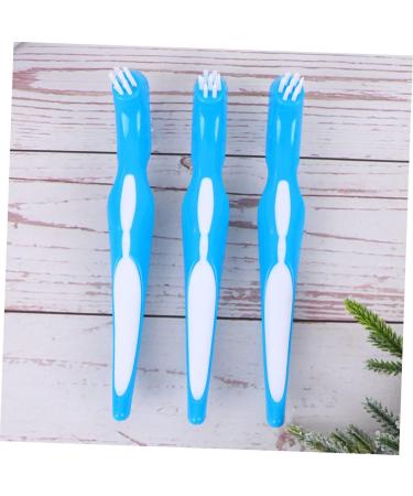 Gatuida 6-Piece Portable Toothbrush Set for Artificial Teeth Care | Prosthesis Brush & Denture Care Tools - Buy Online on GoSupps.com