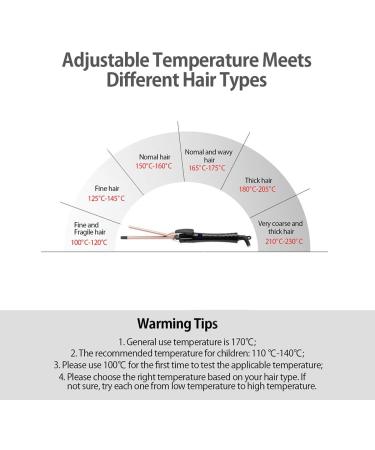 Culwad 9mm Ceramic Curling Iron for Small Curls | Best for Short/Medium Hair & Afro Curls | Includes Gloves - Buy Online on GoSupps.com