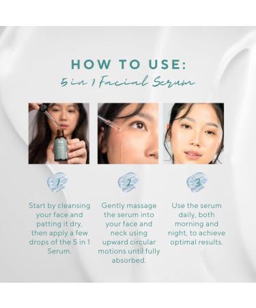 5 in 1 Facial Serum for Brighter Hydrated Skin - Buy Online on GoSupps.com