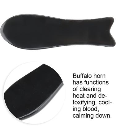Premium Gua Sha Tools - Ochsen-Horn Scrapers for Pain Relief | Massage Scratches & Storage Pocket | Body Back Neck Legs & Arms - Buy Online on GoSupps.com