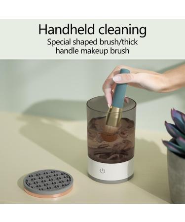  Electric Makeup Brush Cleaner - Automatic Spinning Cleaner with Multiple Brush Holder Sizes for Effortless Cleaning  - Buy Online on GoSupps.com