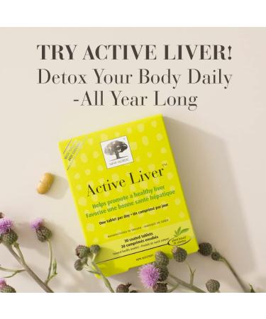 New Nordic Active Liver | Daily Wellness Supplement | Milk Thistle Artichoke & Turmeric | Swedish Made | 60 Count (Pack of 1) - Buy Online on GoSupps.com