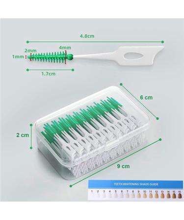 Soft Silicone Interdental Brush - Adaptive Dual-House Dental Floss Stick for Effortless Cleaning | International Shipping Available - Buy Online on GoSupps.com