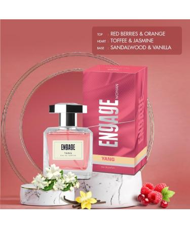 En.gage Yang Eau De Parfum for Women Floral and Fruity Fragrance Scent Skin Friendly Perfume for Women 100ml - Buy Online on GoSupps.com