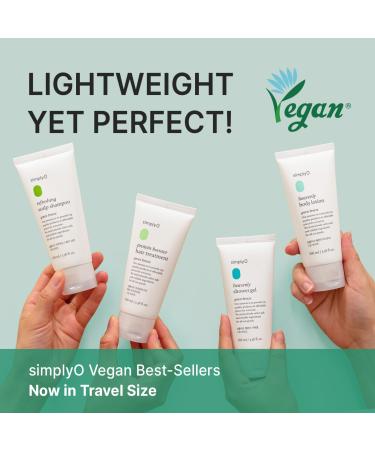 Vegan Hair & Body Care Set | Lemon & Peppermint Scent | Hydrating Low pH Paraben-Free & Cruelty-Free | 100mL/3.38 oz - Buy Online on GoSupps.com
