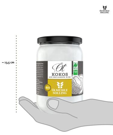  lm hle Solling Virgin Coconut Oil 500ml - Organic Naturland FAIR - Premium International Shipping - Buy Online on GoSupps.com