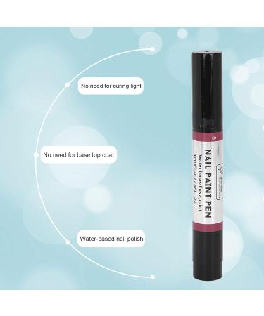 Nail Polish Pen Nail Gel Polish Pen Attractive Safe and Reliable Save Time and Energy with Charming Colors for Nail Salons or Individual Home(05) - Buy Online on GoSupps.com
