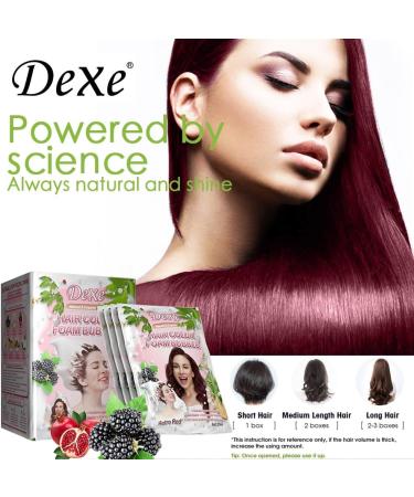 Retro Red Instant Shampoo Hair Color Shampoo for Men and Women - Lasts 30 Days Retro Red 3 in 1 Hair Dye (Retro Red) - Buy Online on GoSupps.com