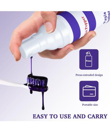 Hot Pepper Natural Purple Toothpaste - Teeth Whitening & Color Corrector Brighten Your Smile (30ml) | Shop Internationally - Buy Online on GoSupps.com